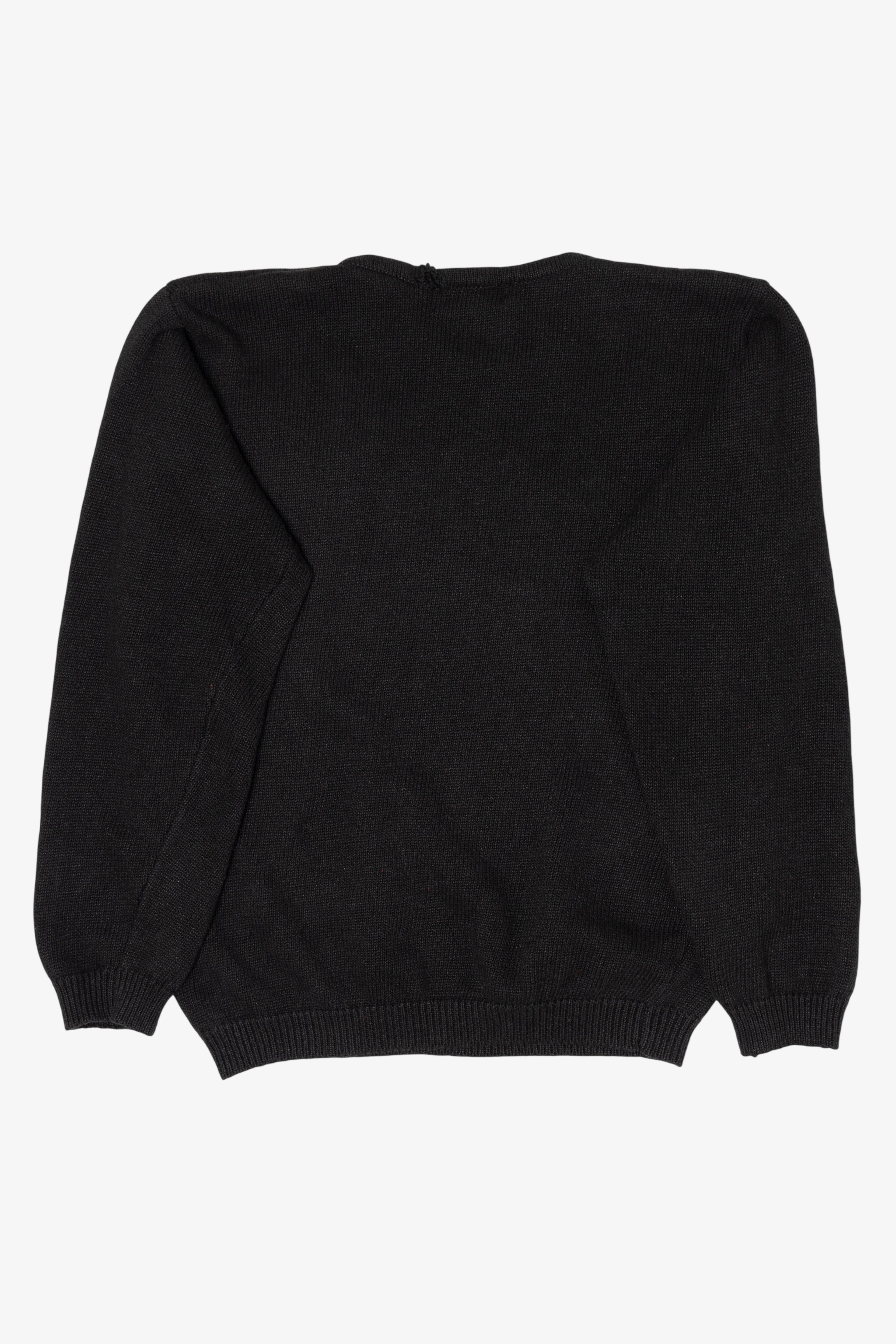 Vintage Black Lindsey Blake Cats Ugly Christmas Pullover (1990s)