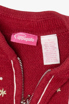 Vintage Red Cappagallo Snowmen Ugly Christmas Vest (1990s)