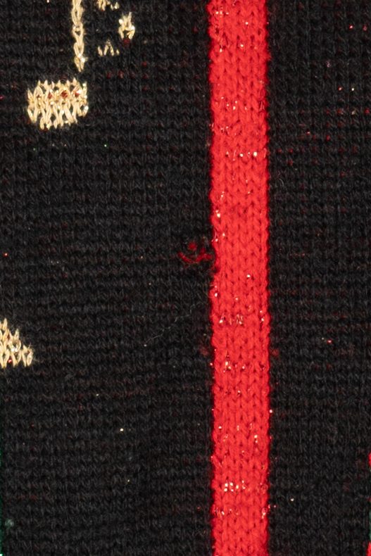 Vintage Black Nutcracker Ugly Christmas Pullover (1990s)