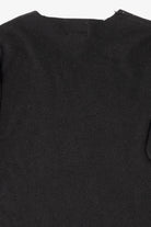 Vintage Black Quacker Factory Santa Ugly Christmas Pullover (1990s)