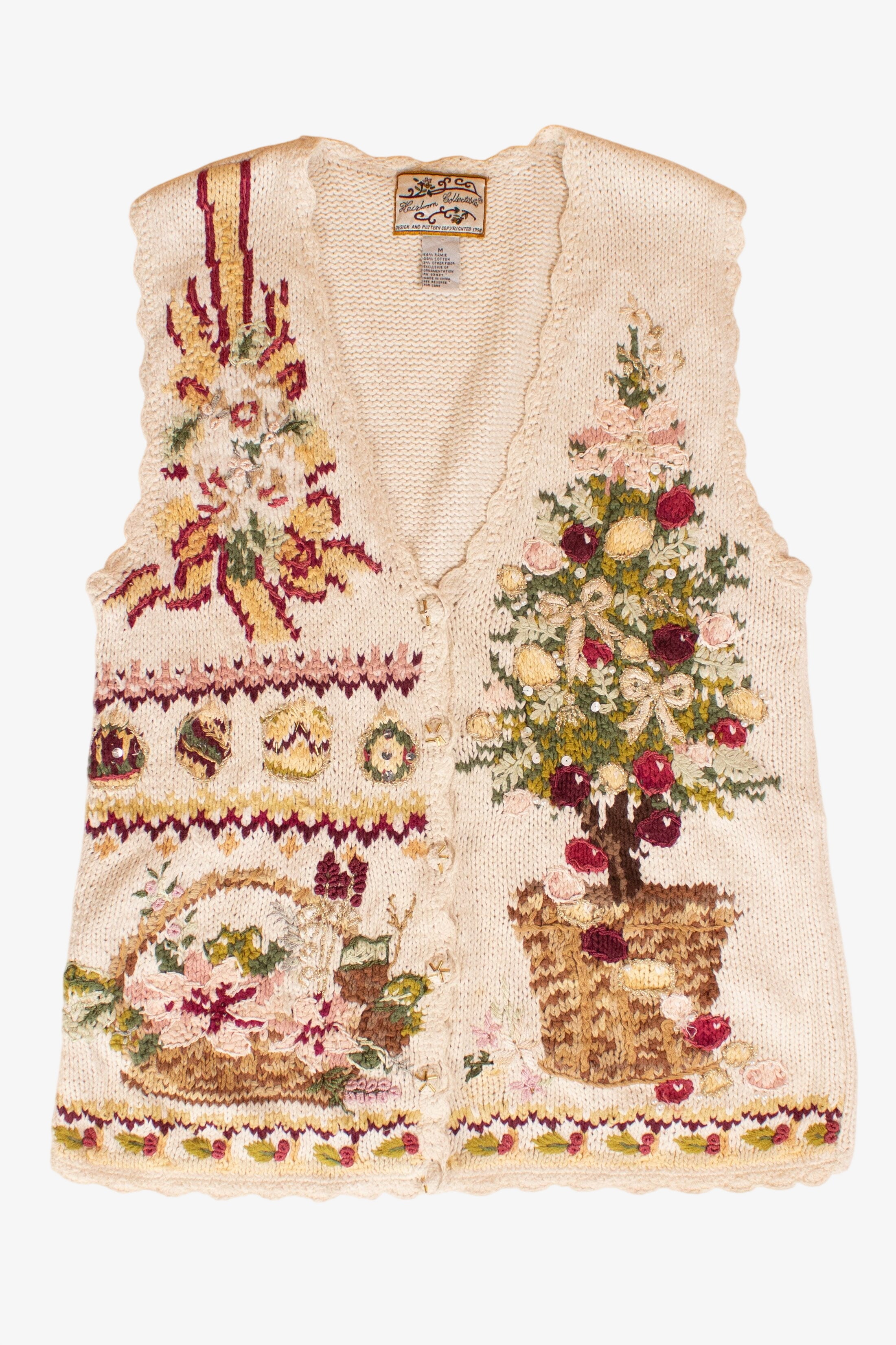 White Heirloom Collectibles Ugly Christmas Vest (1990s)