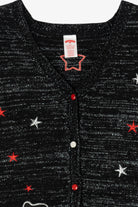 Vintage Black Holiday Time Santa Ugly Christmas Vest (2000s)