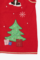 Vintage Red White Stag Ugly Christmas Vest (1990s)