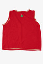 Vintage Red White Stag Ugly Christmas Vest (1990s)