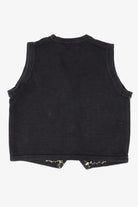 Vintage Black Victoria Jones Ugly Christmas Vest (1990s)