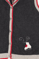 Vintage Dark Gray Field Gear Ugly Christmas Vest (1990s)