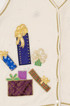 Vintage White Presents Ugly Christmas Vest (2000s)