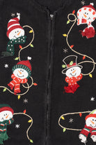 Vintage Black Holiday Editions Snowmen Ugly Christmas Vest (2000s)