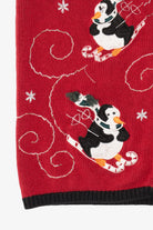 Vintage Red Penguins Ugly Christmas Vest (1990s)