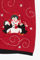 Vintage Red Penguins Ugly Christmas Vest (1990s)