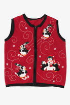Vintage Red Penguins Ugly Christmas Vest (1990s)