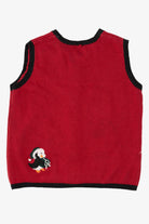 Vintage Red Penguins Ugly Christmas Vest (1990s)
