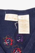 Vintage Blue Bobbie Brooks Angels Ugly Christmas Vest (1990s)