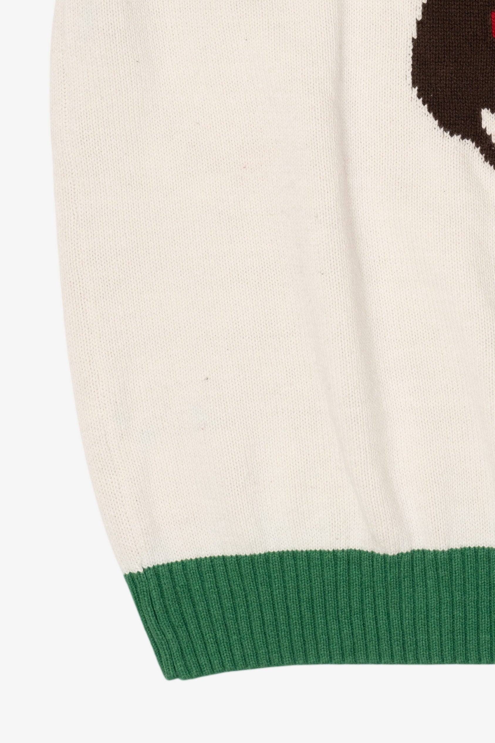 White Ugly Christmas Sweater Rudolph Reindeer Vest (2010s)
