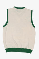 White Ugly Christmas Sweater Rudolph Reindeer Vest (2010s)