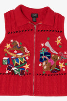 Vintage Red Designers Studio Originals Toys Ugly Christmas Vest (1990s)