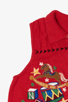 Vintage Red Designers Studio Originals Toys Ugly Christmas Vest (1990s)