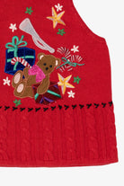 Vintage Red Designers Studio Originals Toys Ugly Christmas Vest (1990s)