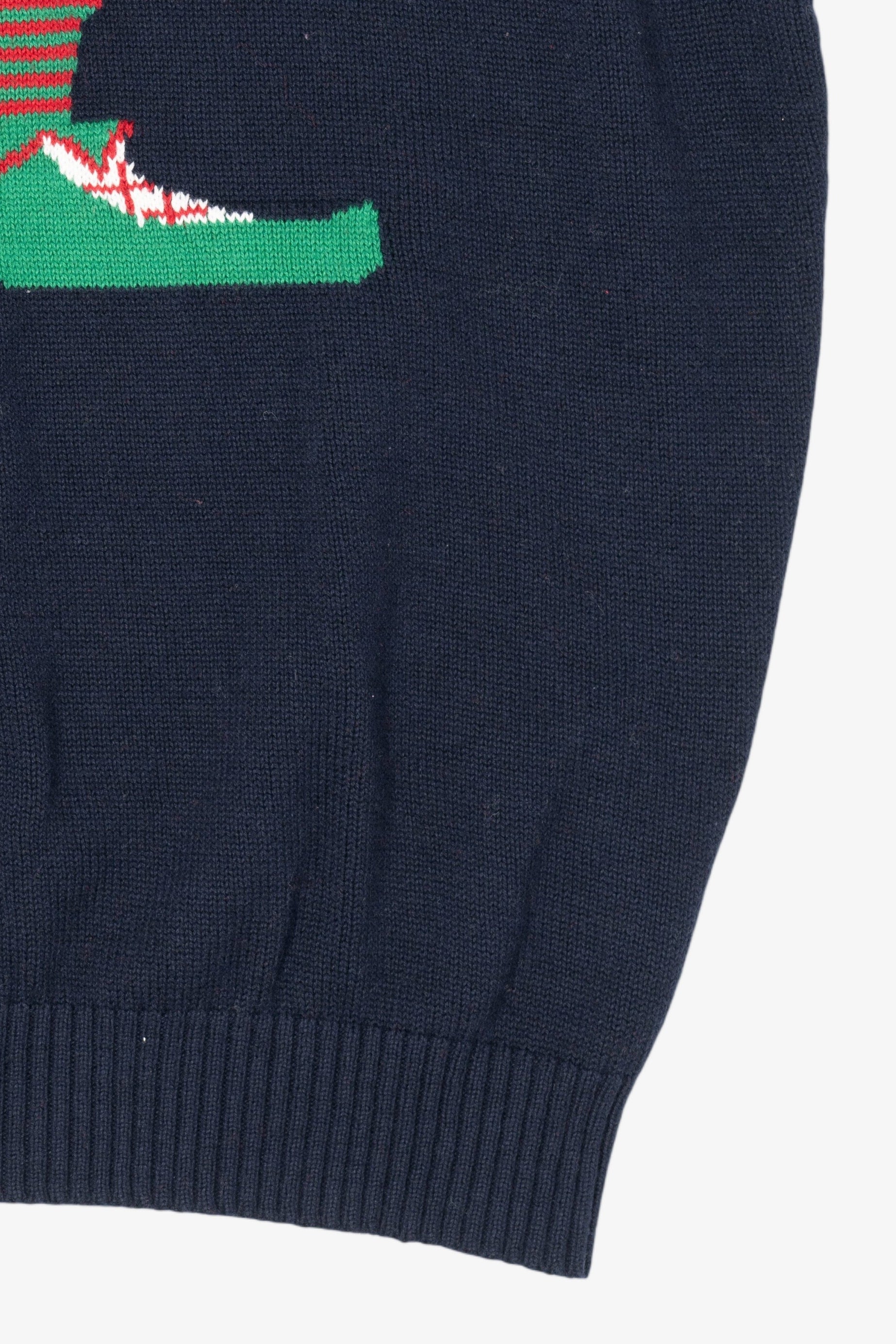 Navy Blue Route 66 Elf Ugly Christmas Vest (2010s)