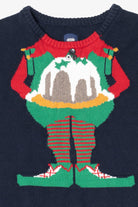 Navy Blue Route 66 Elf Ugly Christmas Vest (2010s)