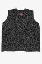Vintage Dark Gray Holiday Time Santa "Ho Ho Ho" Ugly Christmas Vest (2000s)