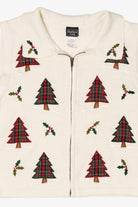 Vintage White Southern Lady Trees Ugly Christmas Vest (1990s)