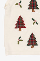 Vintage White Southern Lady Trees Ugly Christmas Vest (1990s)