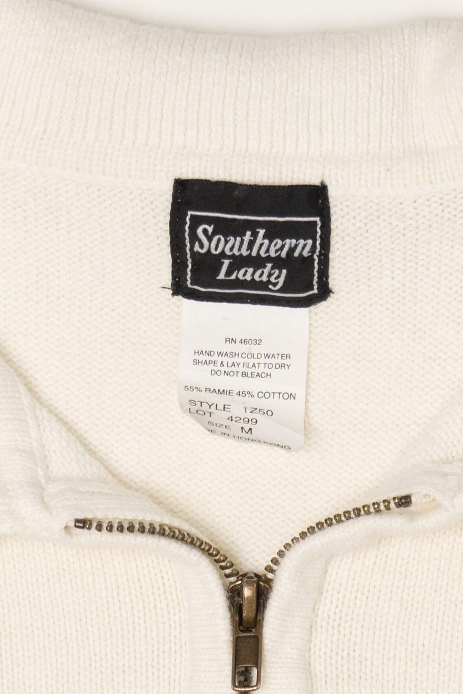 Vintage White Southern Lady Trees Ugly Christmas Vest (1990s)