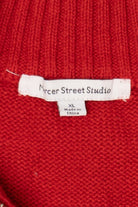 Vintage Red Mercer Street Studio Snowmen Ugly Christmas Vest