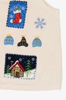 Vintage White Holiday Editions Ugly Christmas Vest (2000s)