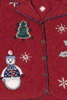 Vintage Red North Crest Ugly Christmas Vest (1990s)