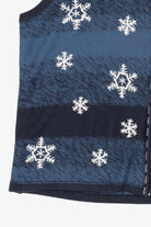 Vintage Blue C.J Banks Snowflakes Ugly Christmas Vest (2000s)
