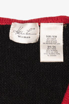 Vintage Black Kathie Lee Ugly Christmas Vest (1990s)