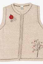 Vintage Beige Blair Ugly Christmas Vest (2000s)