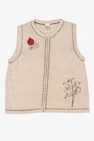 Vintage Beige Blair Ugly Christmas Vest (2000s)