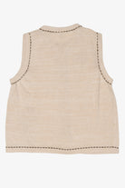 Vintage Beige Blair Ugly Christmas Vest (2000s)