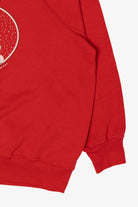 Vintage Red Bassett-Walker Bears Raglan Ugly Christmas Sweatshirt (1990s)