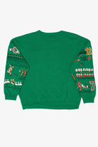 Vintage Green 12 Days Of Christmas Ugly Christmas Sweatshirt (1990s)