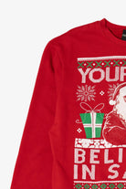 Modern "Your Mom Believes In Santa" Ugly Christmas Sweatshirt (2010s)