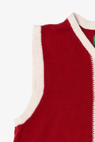 Red Ugly Christmas Sweater Santa Outfit Vest (2010s)