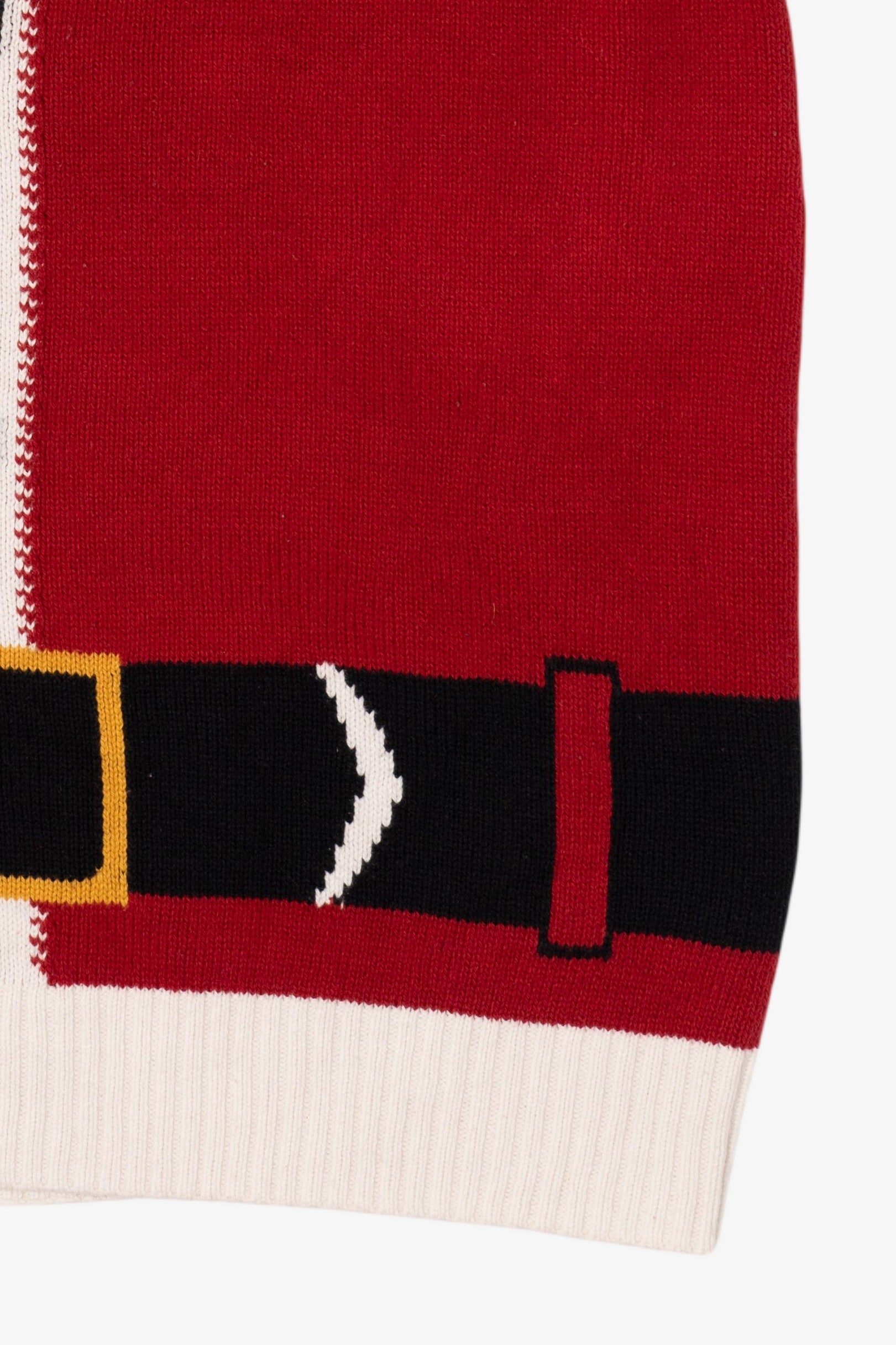 Red Ugly Christmas Sweater Santa Outfit Vest (2010s)
