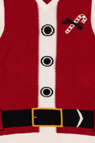 Red Ugly Christmas Sweater Santa Outfit Vest (2010s)