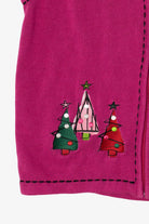 Vintage Pink Blair Trees Ugly Christmas Vest (2000s)