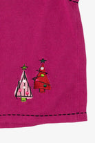 Vintage Pink Blair Trees Ugly Christmas Vest (2000s)