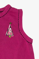 Vintage Pink Blair Trees Ugly Christmas Vest (2000s)