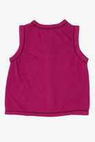 Vintage Pink Blair Trees Ugly Christmas Vest (2000s)