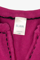 Vintage Pink Blair Trees Ugly Christmas Vest (2000s)