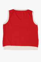 Vintage Red Santa Face Ugly Christmas Vest (2000s)
