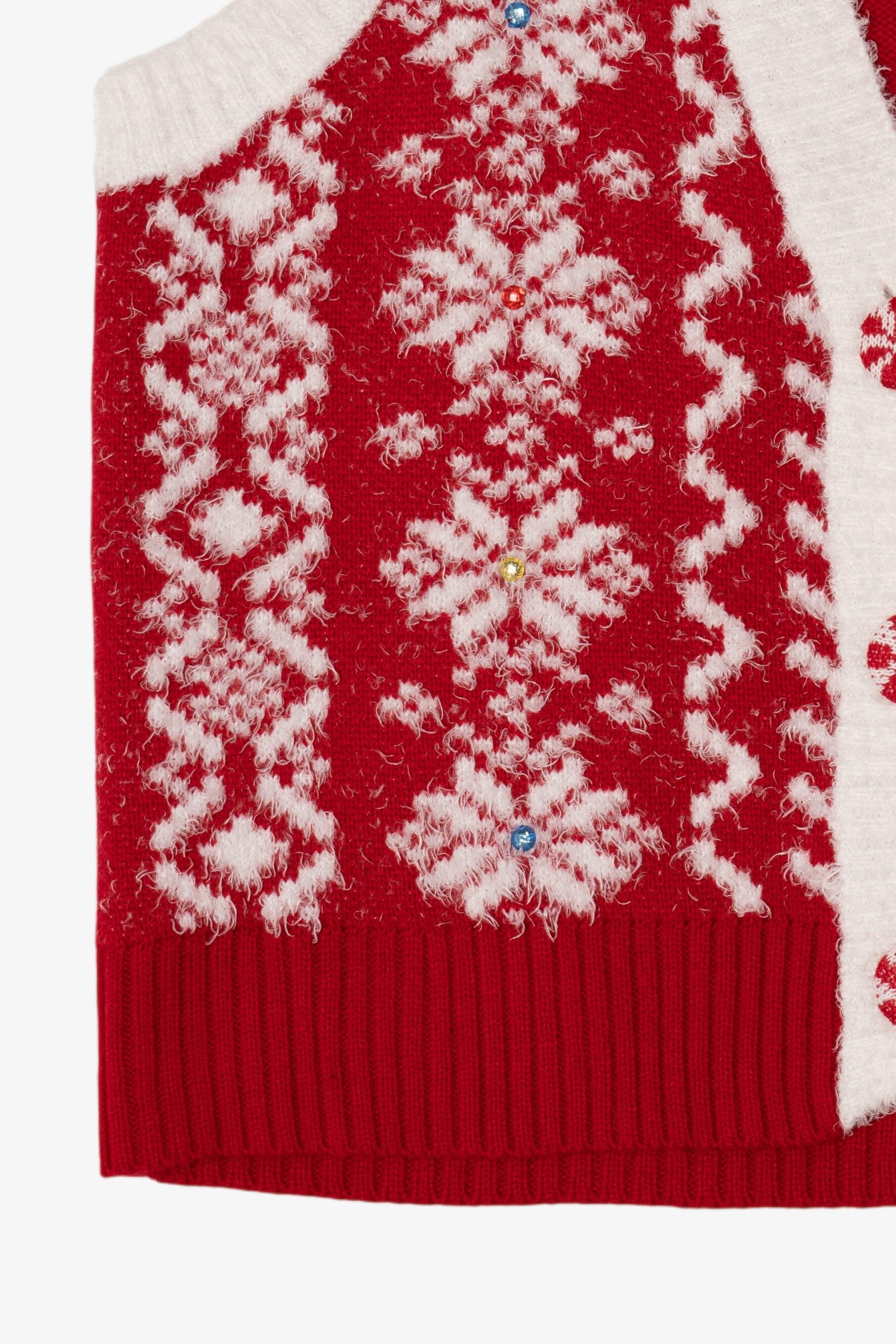 Red 33 Degrees Ugly Christmas Vest (2010s)