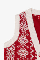 Red 33 Degrees Ugly Christmas Vest (2010s)